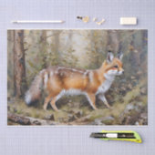 Mooie Vos Decoupage Tissuepapier (Craft)