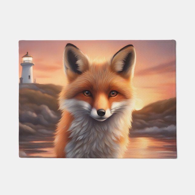 Mooie vos deurmat (Voorkant)