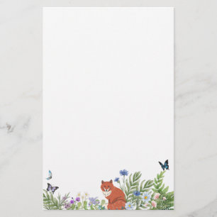 Mooie Vos in de Bosgrond Briefpapier