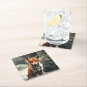 Mooie vos in het wild kartonnen onderzetters (Insitu)