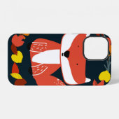 Mooie vos in het winterwoud iPhone hoesje (Achterkant horizontaal)