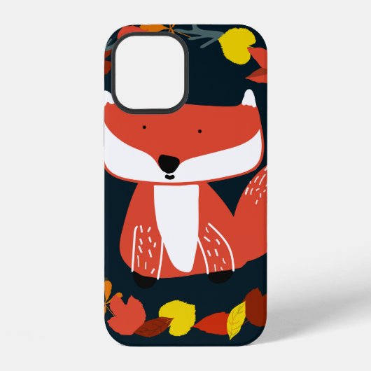 Mooie vos in het winterwoud iPhone hoesje (Achterkant)