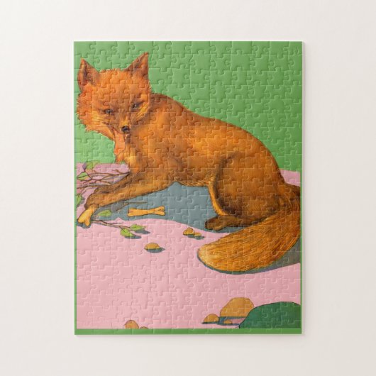 mooie vos legpuzzel (Verticaal)
