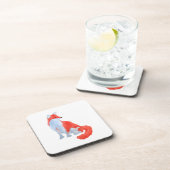 Mooie Vos Onderzetters Set (Rechterzijde)