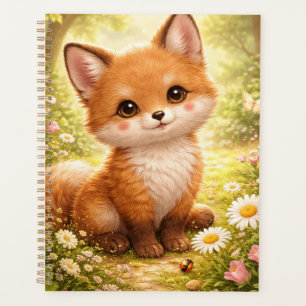 Mooie Vos Ontwerp – Schattige Bosvos Planner