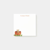 Mooie Vos Pompoen Post-it® Notes (Voorkant)