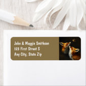 Mooie vossen vlinder dier Natuur Wildlife Etiket (Insitu)