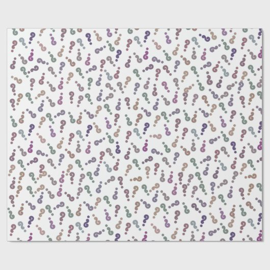 Mooie vragen cadeaupapier (Vlak)