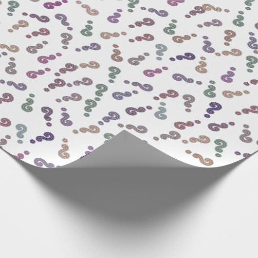 Mooie vragen cadeaupapier (Hoek)