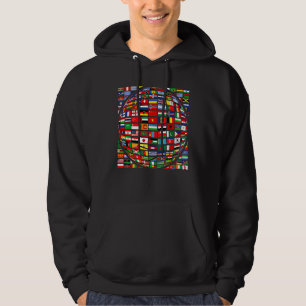 Mooie Vrede Alle Wereld Vlaggen Tegen Racisme 4 Hoodie