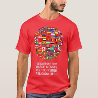 Mooie VREDE alle werelden tegen racisme 1 T-shirt
