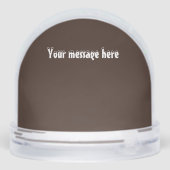 Mooie vreugde aan de wereld Angel toevoegen berich Sneeuwbol (Achterkant)