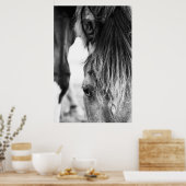 Mooie vriend Horse "poster" Poster (Keuken)