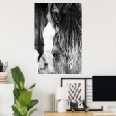 Mooie vriend Horse "poster" Poster (Thuiskantoor)