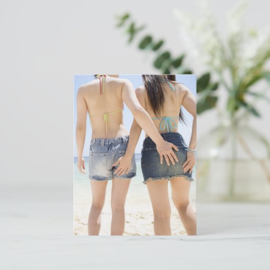 Mooie vrienden briefkaart (Staand voorkant)