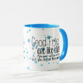 Mooie vrienden zijn als sterren mok (Voorkant rechts)