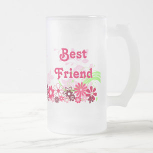 Mooie vriendschappelijke vriendschap BFF Bright Ch Matglas Bierpul