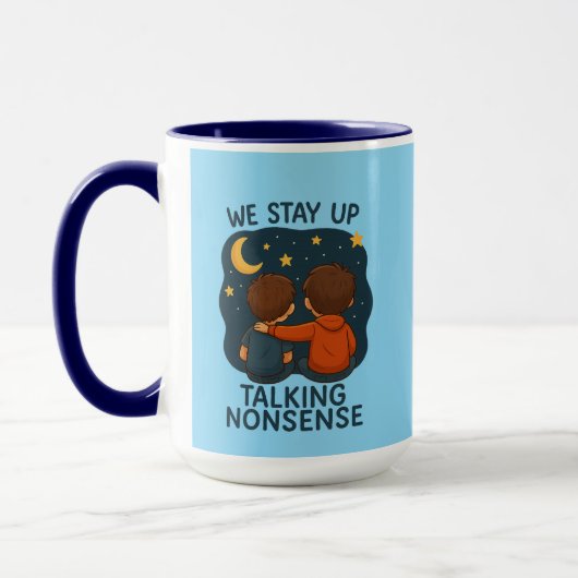 Mooie Vriendschapsnacht Hemel Combo Mok (Links)