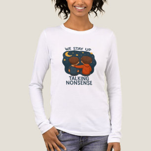 Mooie Vriendschapsnacht Hemel Lange Mouwen Shirt