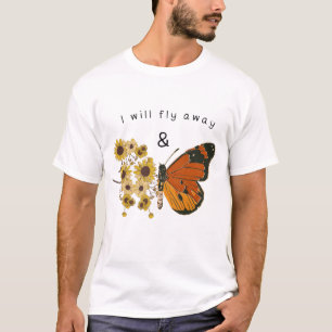 Mooie vrijheid citaat shirt natuur liefhebber cade