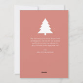 Mooie vrolijk heldere moderne foto Kerstmis Feestdagenkaart (Achterkant)