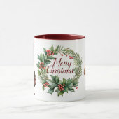 Mooie Vrolijke Kerstmis Gnome Mok (Midden)