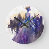 Mooie vrouw | Abstract sprookjesprinses Ronde Klok (Voorkant)