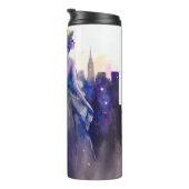 Mooie vrouw | Abstract sprookjesprinses Thermosbeker (Geroteerd rechts)