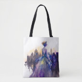 Mooie vrouw | Abstract sprookjesprinses Tote Bag (Voorkant)