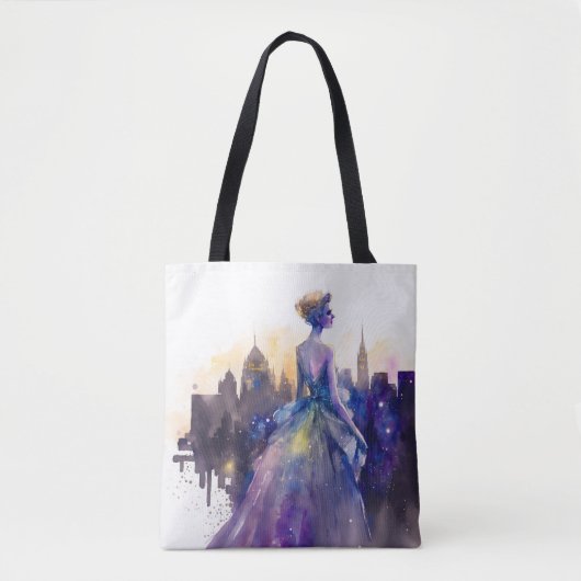 Mooie vrouw | Abstract sprookjesprinses Tote Bag (Voorkant)