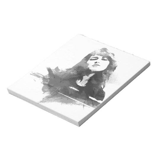 Mooie vrouw Argerich Notitieblok (Linkerzijde)