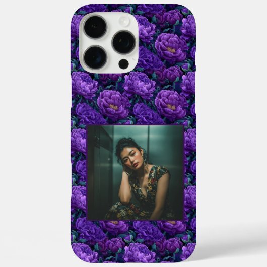 Mooie vrouw cadeau Pioenrozen Foto Case-Mate iPhone Case (Achterkant)