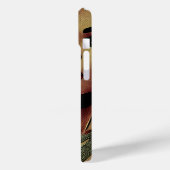 Mooie vrouw die lippenstift aanbrengt Case-Mate iPhone case (Achterkant / Links)