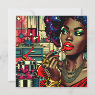 Mooie vrouw die lippenstift aandoet