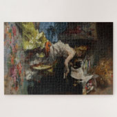 Mooie vrouw die piano speelt (door Boldini) Legpuzzel (Horizontaal)