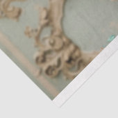 Mooie Vrouw, Flamingo & Bloemen, Portretkunst Tissuepapier (Detail)