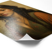 Mooie vrouw foto afdruk (Hoek)