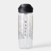 Mooie vrouw in de stad | Gepersonaliseerd Waterfles (Achterkant)