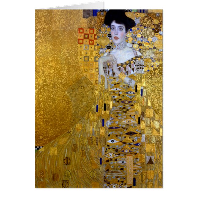Mooie vrouw in Gold Gustav Klimt (Voorkant)