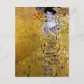 Mooie vrouw in Gold Gustav Klimt Briefkaart (Voorkant)