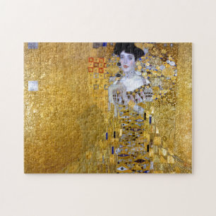 Mooie vrouw in Gold Gustav Klimt Legpuzzel