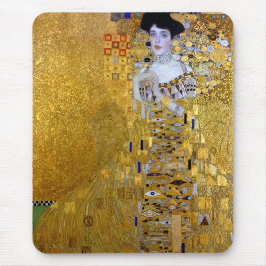 Mooie vrouw in Gold Gustav Klimt Muismat (Voorkant)