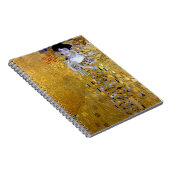 Mooie vrouw in Gold Gustav Klimt Notitieboek (Rechterzijde)