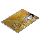 Mooie vrouw in Gold Gustav Klimt Notitieboek (Linkerzijde)