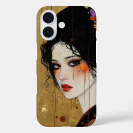 Mooie vrouw in Kimono iPhone 16 Hoesje