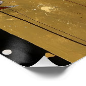 Mooie vrouw in Kimono Perfect Poster (Hoek)