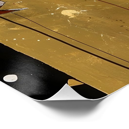 Mooie vrouw in Kimono Perfect Poster (Hoek)