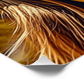 Mooie Vrouw in Zonnebril Bergreflectie Perfect Poster (Hoek)