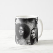Mooie vrouw koffiemok (Voorkant rechts)
