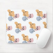 Mooie vrouw lijn kunst muismat (Met muis)